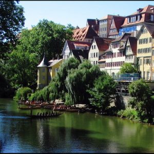 Neckar mit Hölderlinturm